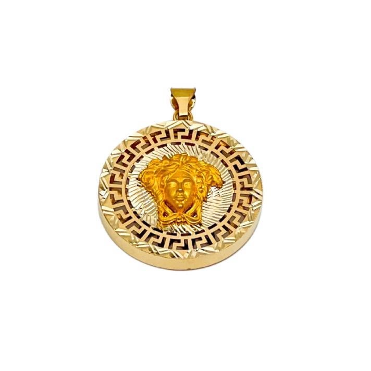 پلاک طلا زنانه طرح ورساچه اپال گلد کد sh0043 پلاک طلا زنانه طرح ورساچه اپال گلد کد sh0043