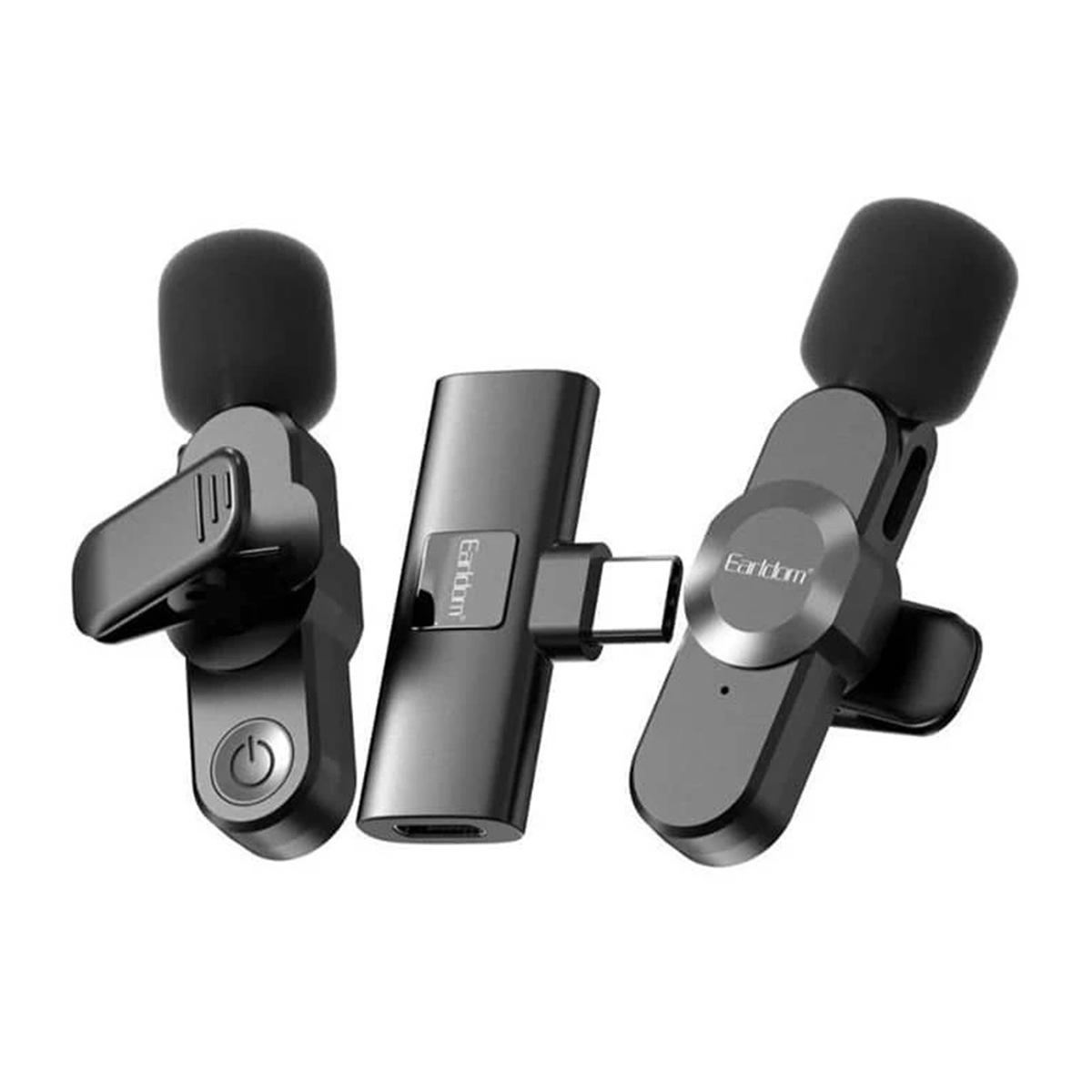 میکروفن بی سیم یقه ای ارلدام مدل MC8C رابط تایپ سی-small-image