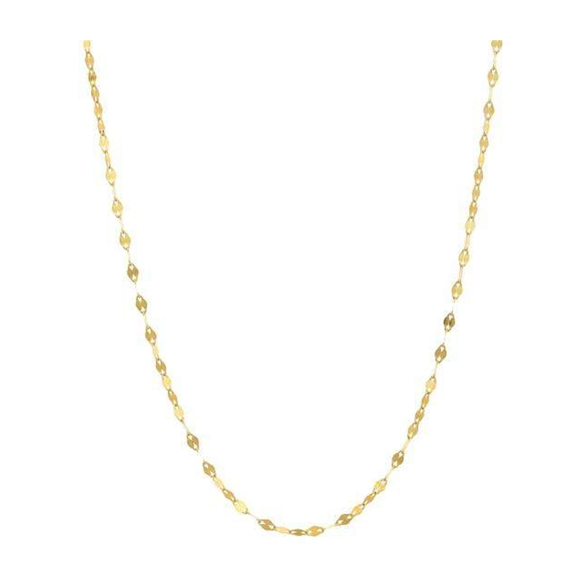 زنجیر طلا زنانه اپال گلد مدل پولکی اکسترا کد sh0301