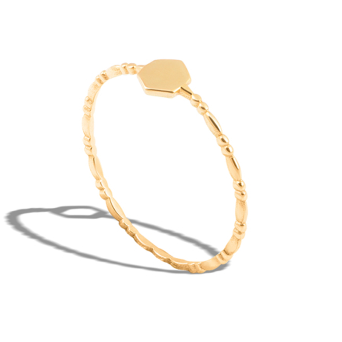 انگشتر طلا 18 عیار زنانه مدل شش ضلعی توپر کد WA1095 سایز 54 انگشتر طلا 18 عیار زنانه مدل شش ضلعی توپر کد WA1095 سایز 54