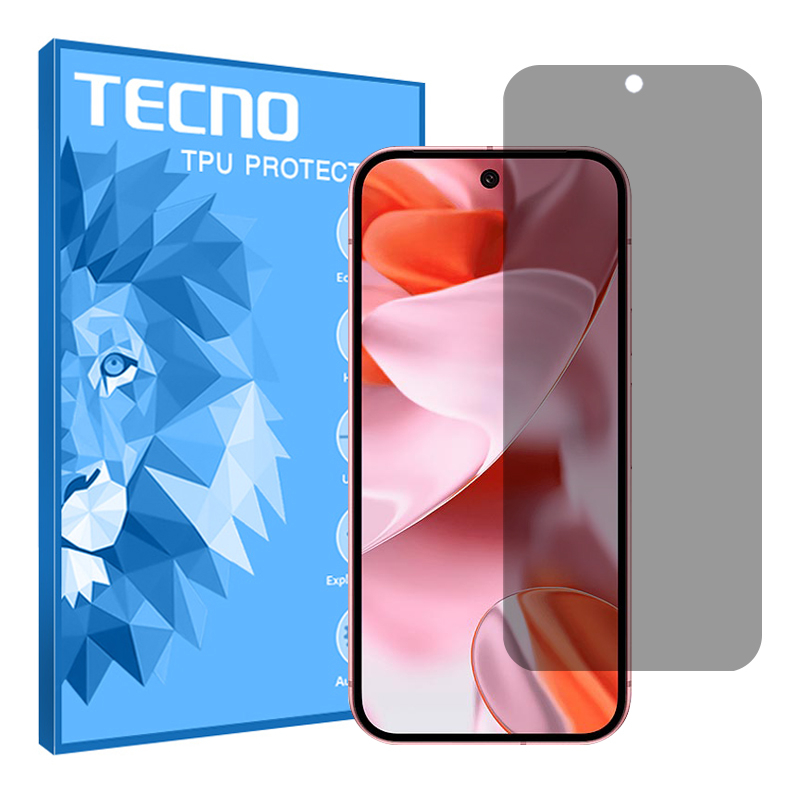 گلس گوشی حریم شخصی گوگل Pixel 9 تکنو مدل Resistant گلس گوشی حریم شخصی گوگل Pixel 9 تکنو مدل Resistant