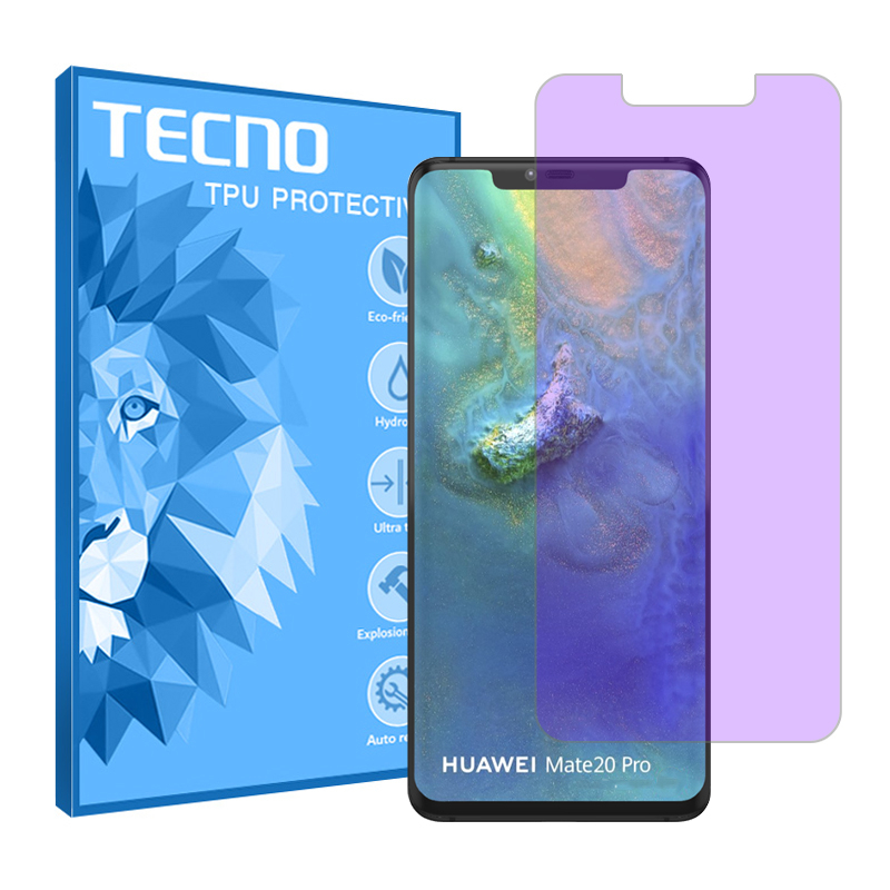 گلس گوشی ضداشعه بنفش هوآوی Mate 20 Pro تکنو مدل Resistant