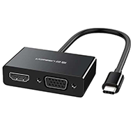 هاب USB-C یوگرین 2 پورت MM123 مدل 30843 هاب USB-C یوگرین 2 پورت MM123 مدل 30843