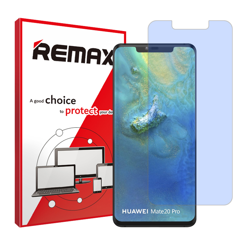 گلس گوشی آنتی بلو هوآوی Mate 20 Pro ریمکس مدل Resistant
