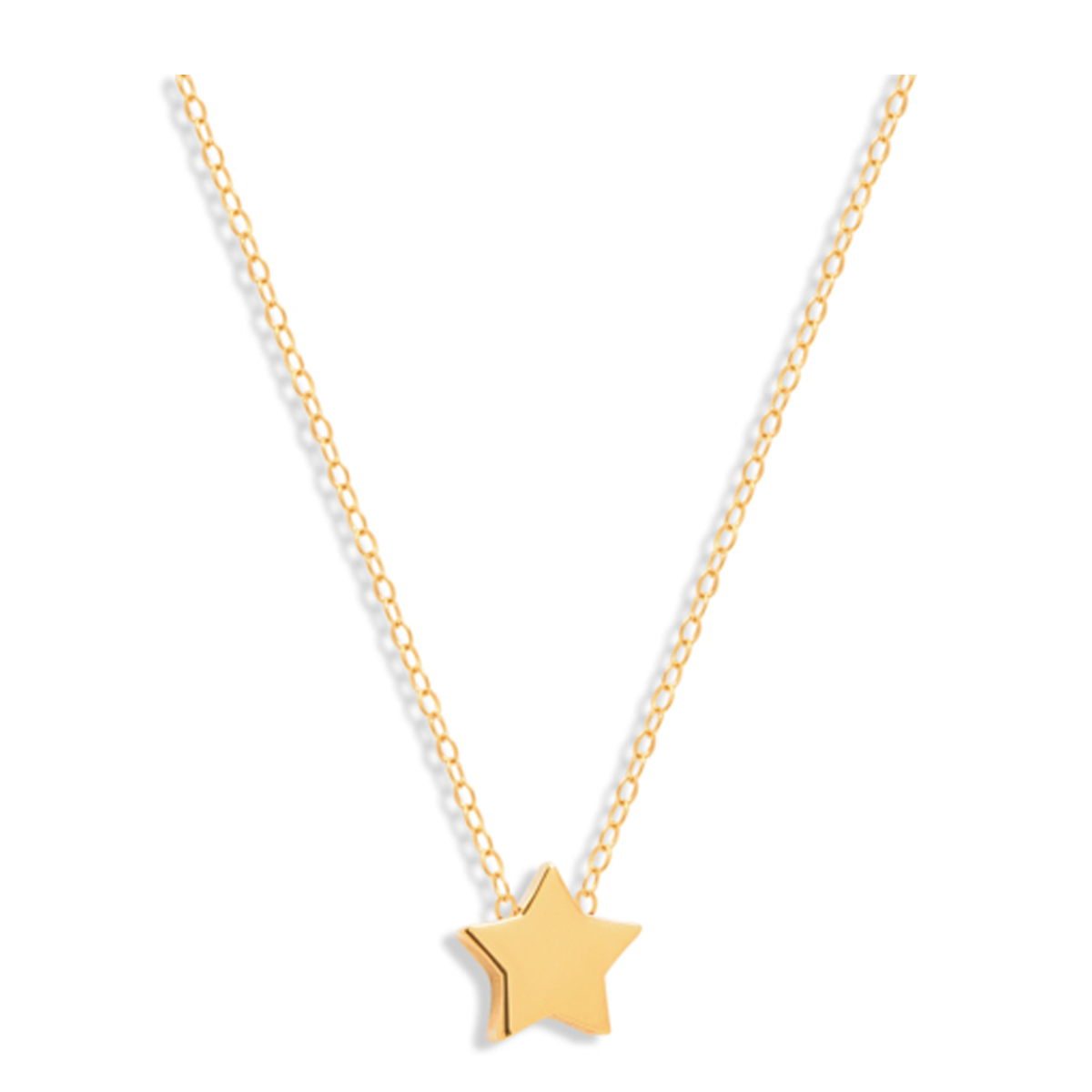 گردنبند طلا زنانه مدل ستاره