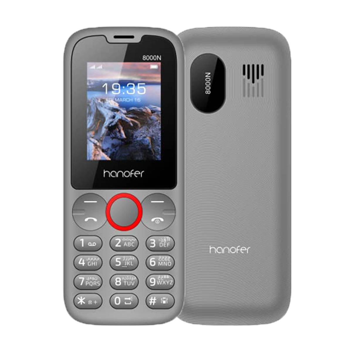 گوشی موبایل هانوفر مدل 8000N دو سیم کارت-small-image
