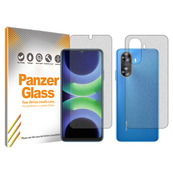 گلس گوشی مات هوآوی Enjoy 70z پنزر گلس مدل Resistant به همراه محافظ پشت گوشی