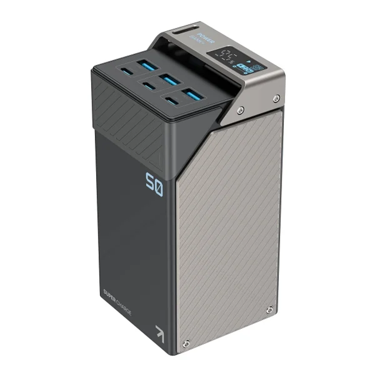 پاوربانک پاورولوجی مدل PPBCHA68 ظرفیت 50000 میلی آمپر ساعت 65 وات