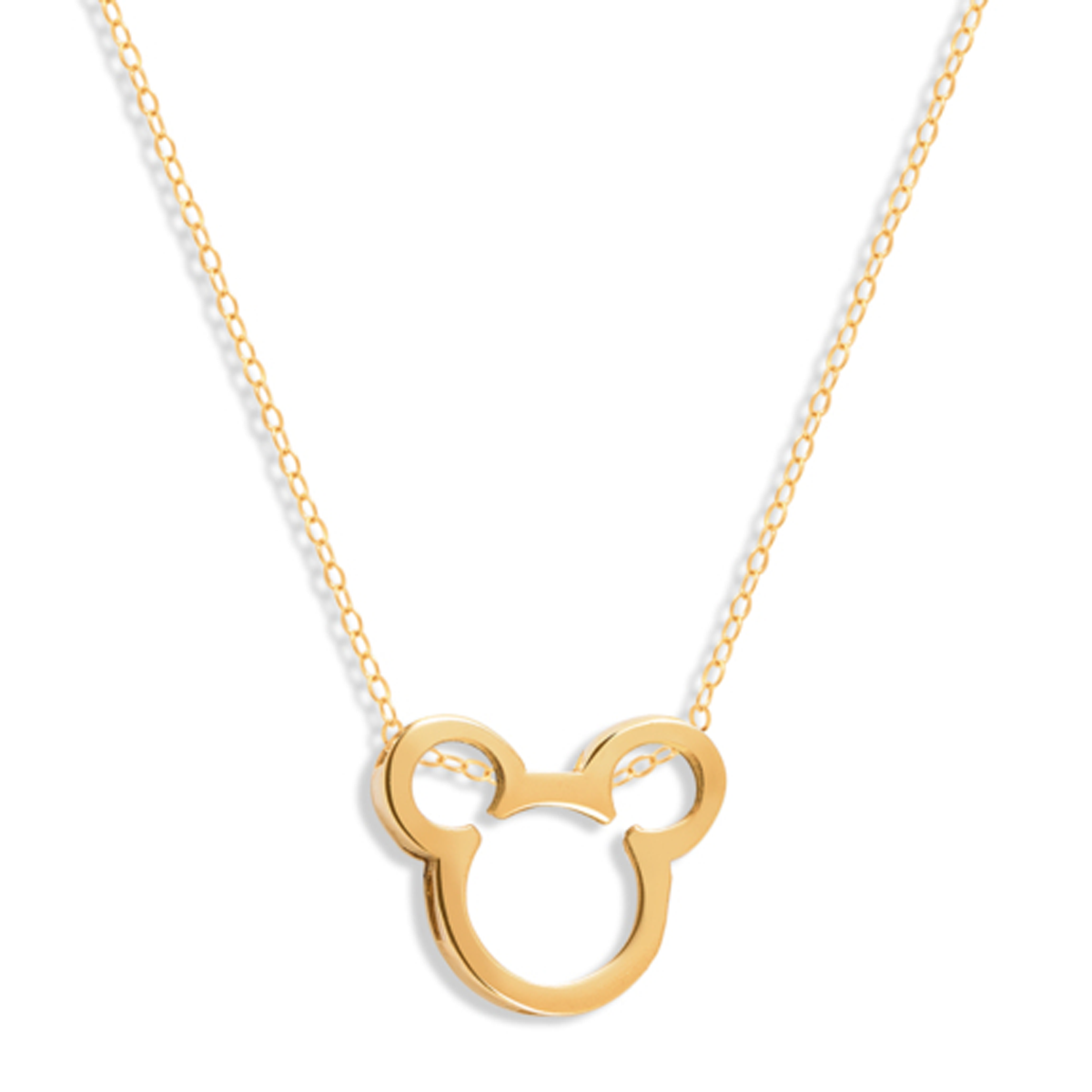 گردنبند طلا زنانه طرح میکی موس کد WA1105