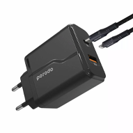 شارژر دیواری پرودو مدل PD-18PDEUL به همراه کابل تبدیل USB-C به Lightning
