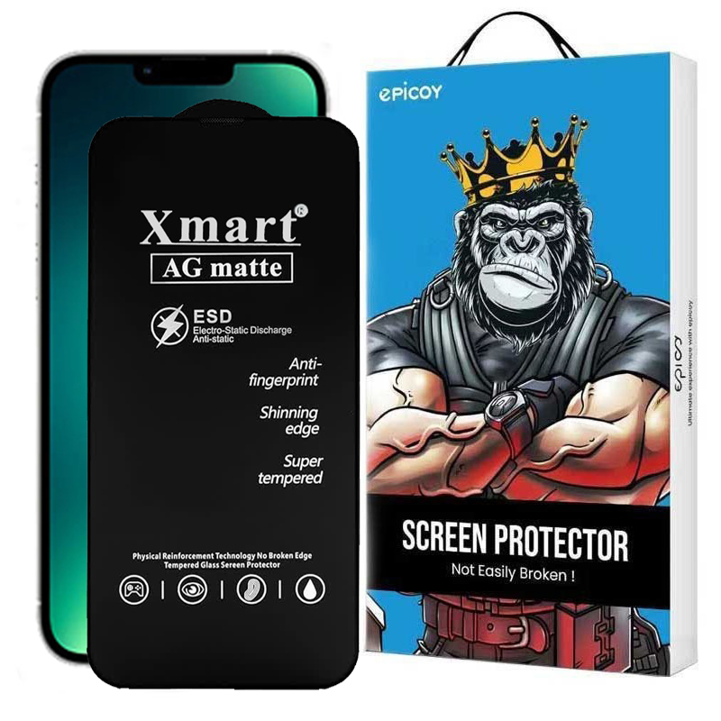 گلس گوشی مات اپل iPhone 14 Plus اپیکوی مدل Xmart Ag Matte
