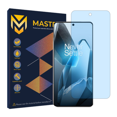 گلس گوشی ضد اشعه آبی وان پلاس 13 مستر مدل Resistant