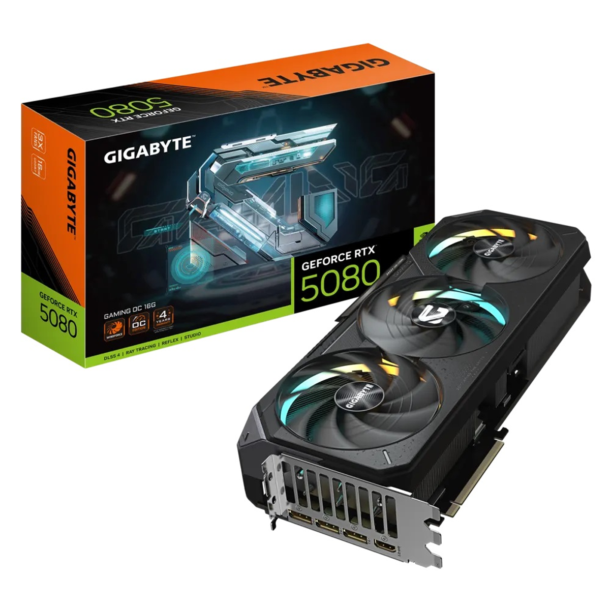 کارت گرافیک گیگابایت مدل GeForce RTX 5080 GAMING OC 16G کارت گرافیک گیگابایت مدل GeForce RTX 5080 GAMING OC 16G