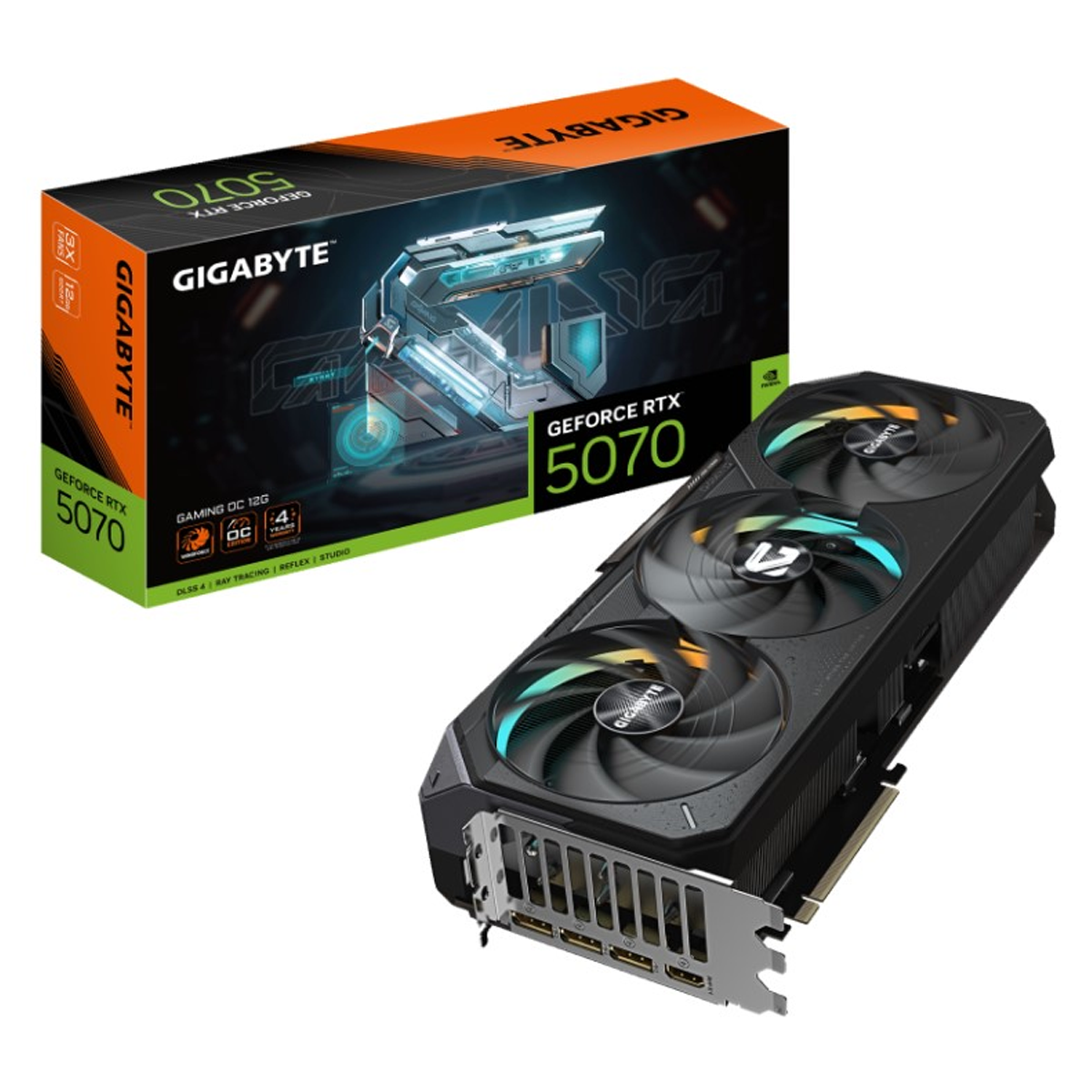 کارت گرافیک گیگابایت مدل RTX 5070 Gaming OC 12G