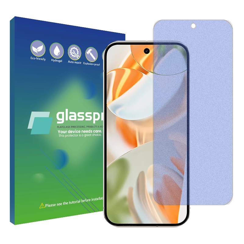 گلس گوشی مات ضداشعه آبی گوگل Pixel 9 Pro گلس پرو مدل Resistant