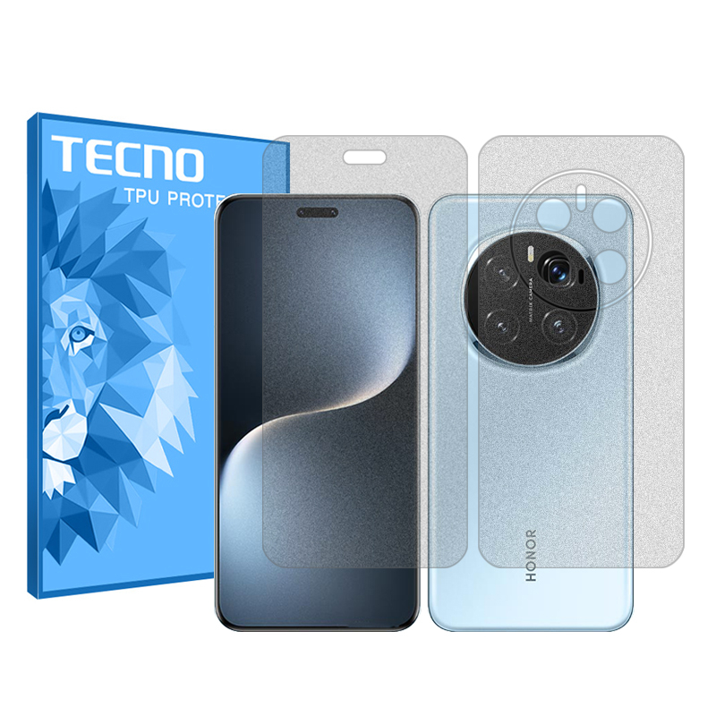 گلس گوشی مات آنر Magic 7 Pro تکنو مدل Resistant به همراه محافظ پشت گوشی