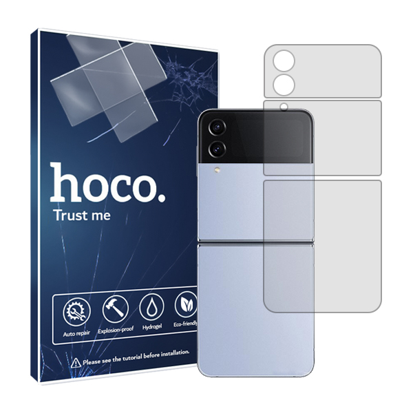 گلس گوشی شفاف سامسونگ Galaxy Z Flip4 هوکو مدل HyGEL