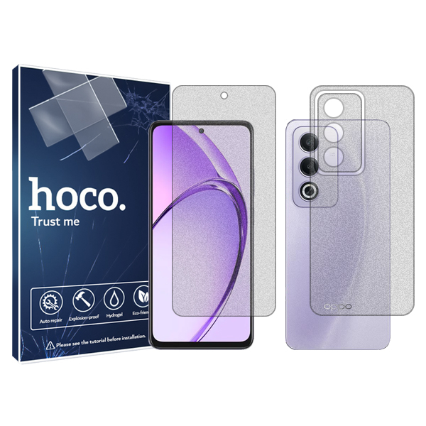 گلس گوشی مات اوپو A80 هوکو مدل Resistant به همراه محافظ پشت گوشی