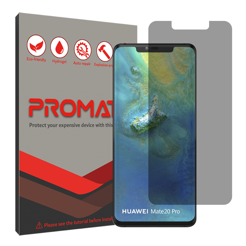 گلس گوشی حریم شخصی هوآوی Mate 20 Pro پرومیت مدل Resistant گلس گوشی حریم شخصی هوآوی Mate 20 Pro پرومیت مدل Resistant
