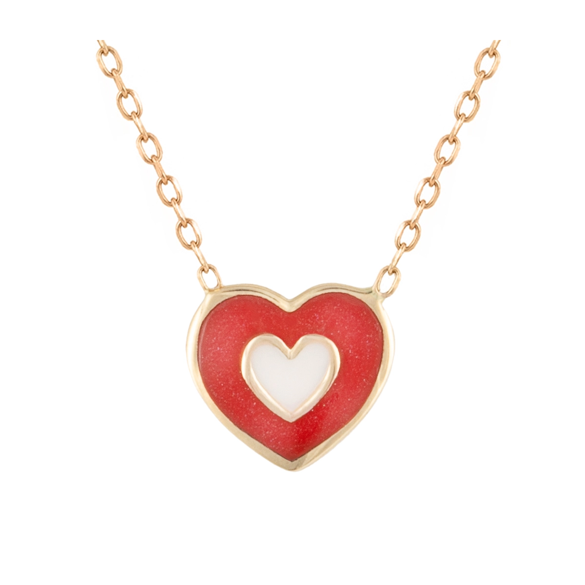 گردنبند طلا زنانه بان گالری مدل قلب مگنوم