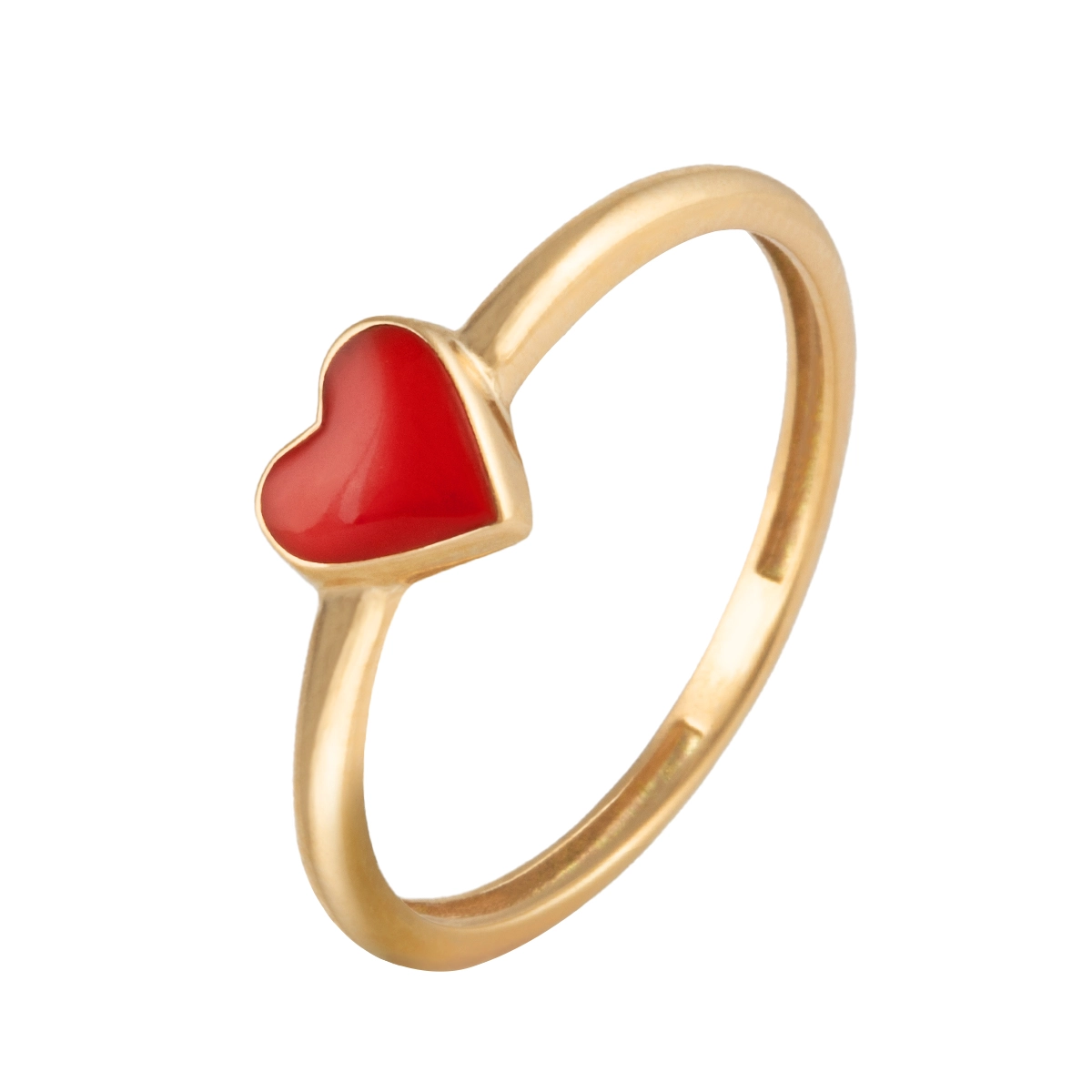 انگشتر طلا 18 عیار زنانه بان گالری مدل قلب تک سایز 53 انگشتر طلا 18 عیار زنانه بان گالری مدل قلب تک سایز 53