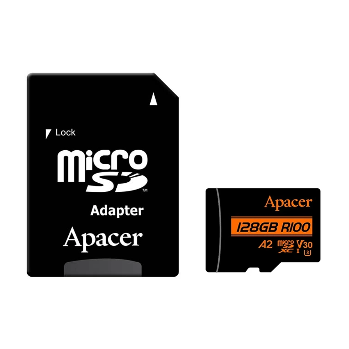 کارت حافظه microSDXC اپیسر مدل Rioo V30 استاندارد UHS-I U3 A2 ظرفیت 128 گیگابایت همراه آداپتور SD کارت حافظه microSDXC اپیسر مدل Rioo V30 استاندارد UHS-I U3 A2 ظرفیت 128 گیگابایت همراه آداپتور SD