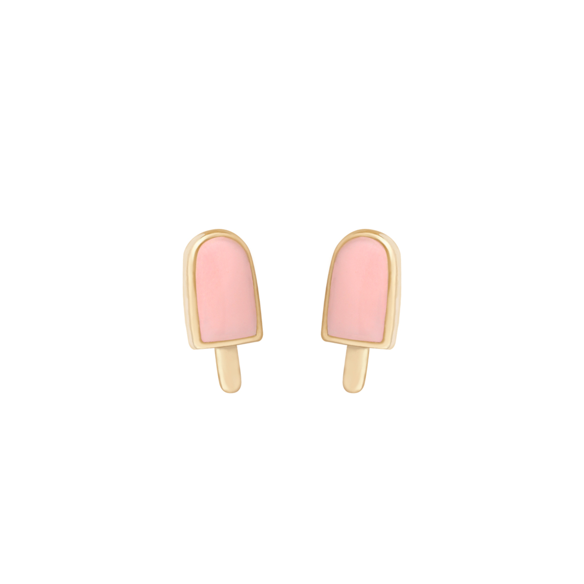 گوشواره طلا زنانه بان گالری مدل بستنی توت فرنگی گوشواره طلا زنانه بان گالری مدل بستنی توت فرنگی