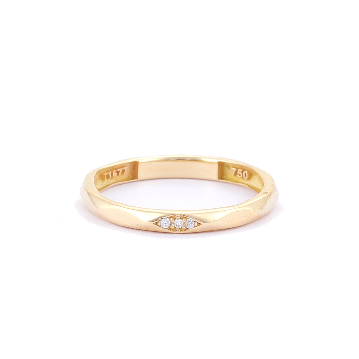 انگشتر طلا 18 عیار زنانه بان گالری مدل حلقه نورا سایز 54 انگشتر طلا 18 عیار زنانه بان گالری مدل حلقه نورا سایز 54