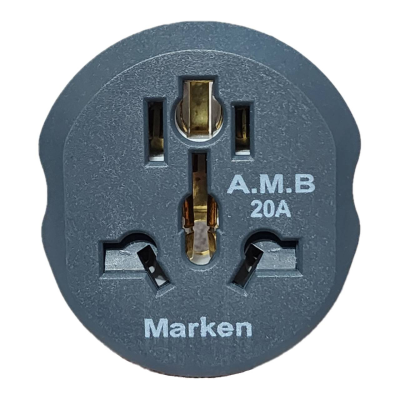 مبدل برق 3 به 2 مارکن مدل KT-168 16A مبدل برق 3 به 2 مارکن مدل KT-168 16A