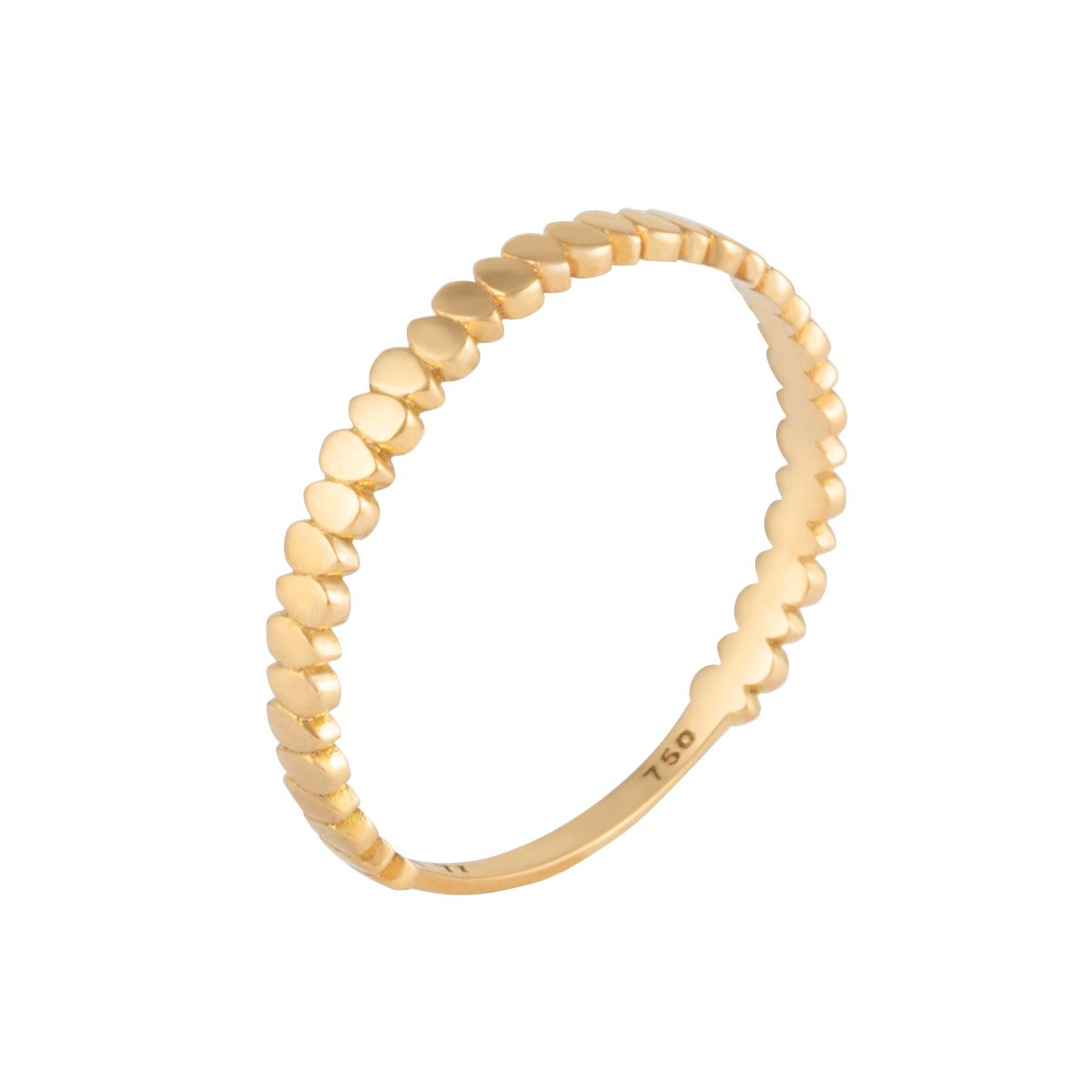 انگشتر طلا 18 عیار زنانه بان گالری مدل مینیمال دراپ سایز 53   انگشتر طلا 18 عیار زنانه بان گالری مدل مینیمال دراپ سایز 53