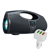 اسپیکر بلوتوثی قابل حمل زیلوت مدل P1 به همراه هدیه شارژر فندکی زیلوت مدل CG01-small-image