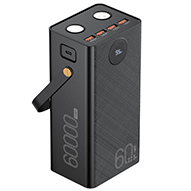 پاوربانک هیسکا مدل QI-600PD ظرفیت 60000 میلی آمپر-small-image