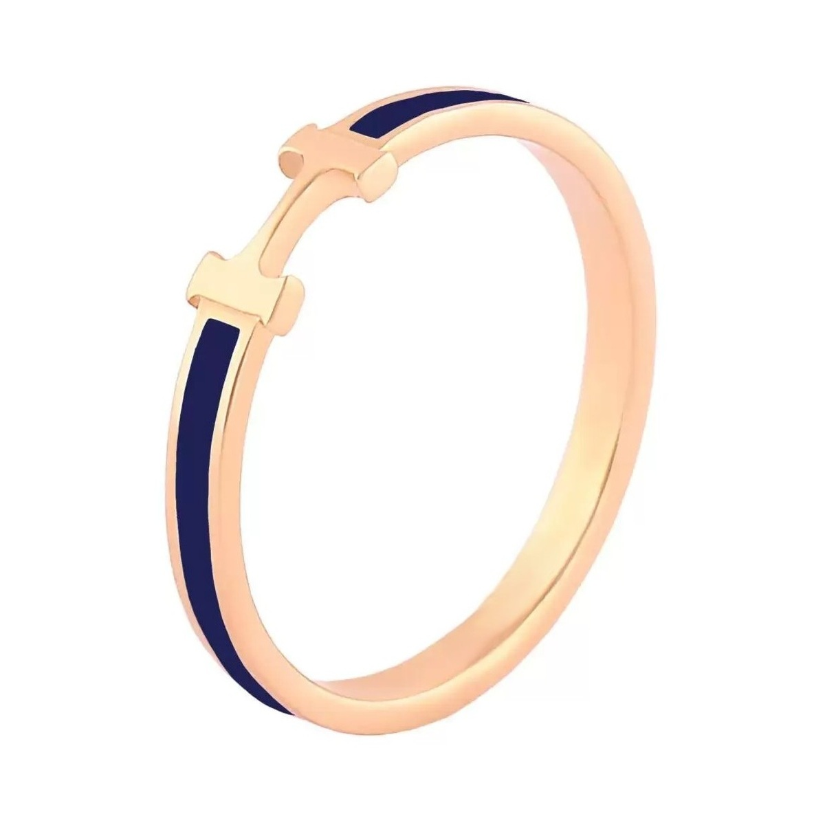 انگشتر طلا 18 عیار زنانه مدل هرمس سرمه ای سایز 56 انگشتر طلا 18 عیار زنانه مدل هرمس سرمه ای سایز 56