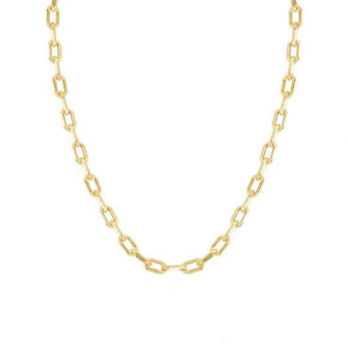 زنجیر طلا زنانه مدل هرمس ظریف اپال گلد کد G407