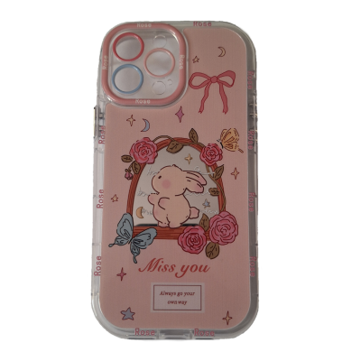 کاور گوشی اپل Iphone13 promax مدل خرگوشی نایس یو