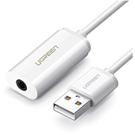 کابل تبدیل USB به جک 3.5 میلی متری صدا یوگرین US206 مدل 30712 کابل تبدیل USB به جک 3.5 میلی متری صدا یوگرین US206 مدل 30712