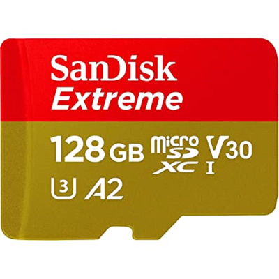 کارت حافظه MicroSDXC سن دیسک مدل Extreme کلاس A2 استاندارد UHS-I U3 سرعت 190MBps ظرفیت 128 گیگابایت