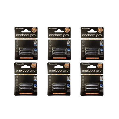 باتری نیم قلمی قابل شارژ پاناسونیک مدل eneloop pro بسته 12 عددی باتری نیم قلمی قابل شارژ پاناسونیک مدل eneloop pro بسته 12 عددی
