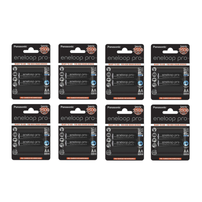 باتری قلمی قابل شارژ پاناسونیک مدل eneloop pro بسته 16 عددی باتری قلمی قابل شارژ پاناسونیک مدل eneloop pro بسته 16 عددی