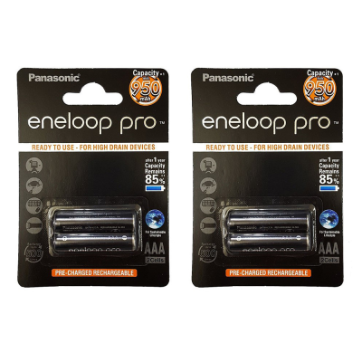 باتری نیم قلمی قابل شارژ پاناسونیک مدل eneloop pro 950mAh بسته 4 عددی باتری نیم قلمی قابل شارژ پاناسونیک مدل eneloop pro 950mAh بسته 4 عددی