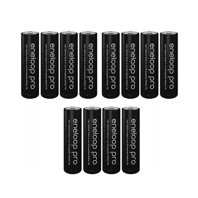باتری قلمی قابل شارژ پاناسونیک مدل Eneloop Pro بسته 12 عددی باتری قلمی قابل شارژ پاناسونیک مدل Eneloop Pro بسته 12 عددی