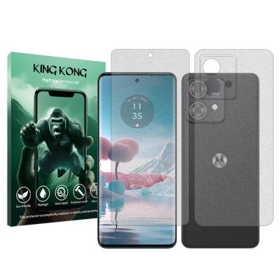 محافظ صفحه نمایش مات گوشی موتورولا Edge 40 Neo کینگ کونگ مدل Tough به همراه محافظ پشت گوشی