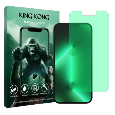 محافظ صفحه نمایش گرین لایت گوشی اپل iPhone 13 Pro Max کینگ کونگ مدل Tough محافظ صفحه نمایش گرین لایت گوشی اپل iPhone 13 Pro Max کینگ کونگ مدل Tough