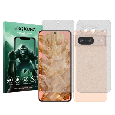 محافظ صفحه نمایش مات گوشی گوگل Pixel 8 کینگ کونگ مدل Tough به همراه محافظ پشت گوشی محافظ صفحه نمایش مات گوشی گوگل Pixel 8 کینگ کونگ مدل Tough به همراه محافظ پشت گوشی