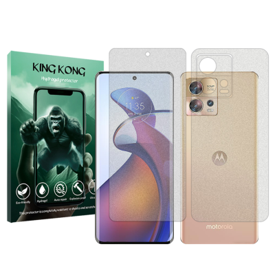 محافظ صفحه نمایش مات گوشی موتورولا Edge 30 Fusion کینگ کونگ مدل Tough به همراه محافظ پشت گوشی