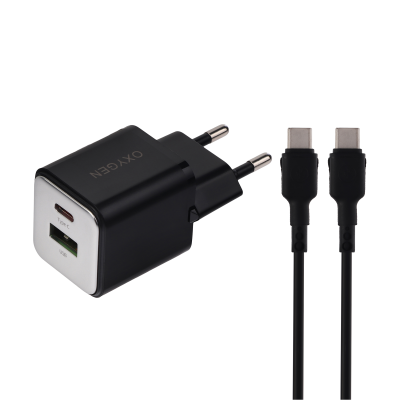 شارژر دیواری اکسیژن مدل CH-9 توان 30 وات به همراه کابل USB-C