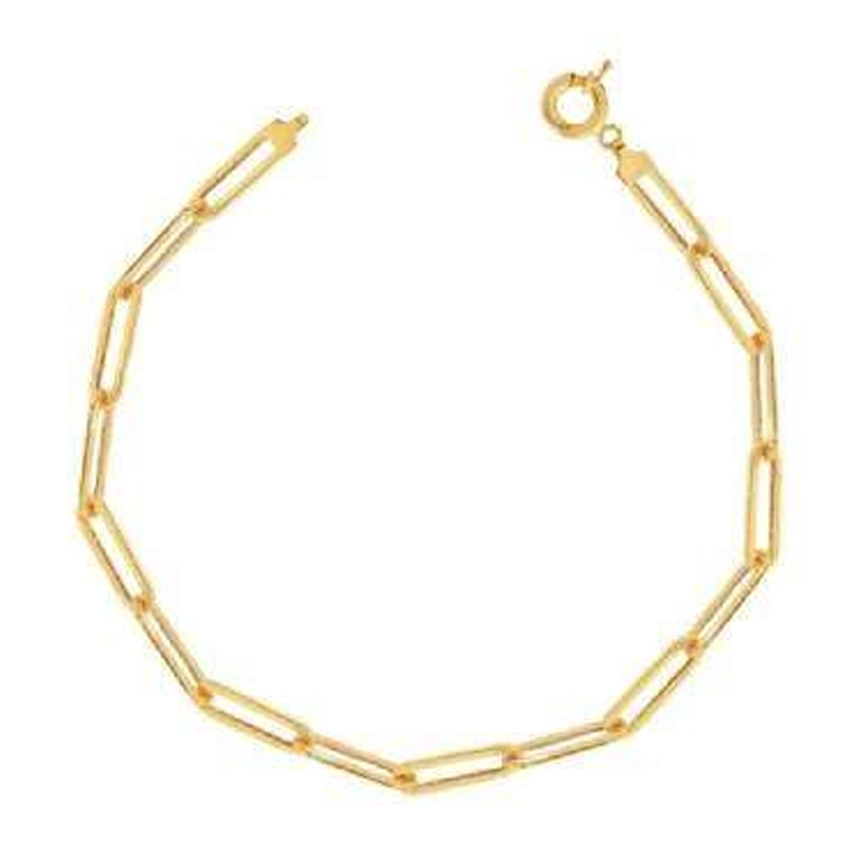 دستبند طلا زنانه مدل هرمس ظریف اپال گلد کد G0210