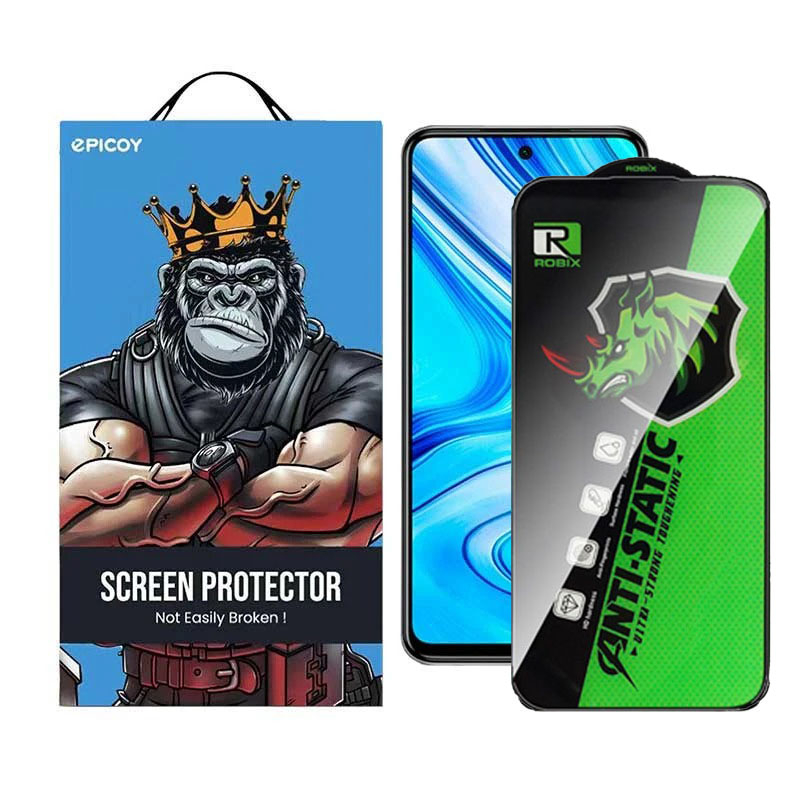 محافظ صفحه نمایش حریم شخصی گوشی شیائومی Redmi Note 9 Pro Max اِپیکوی مدل Rhino Robix