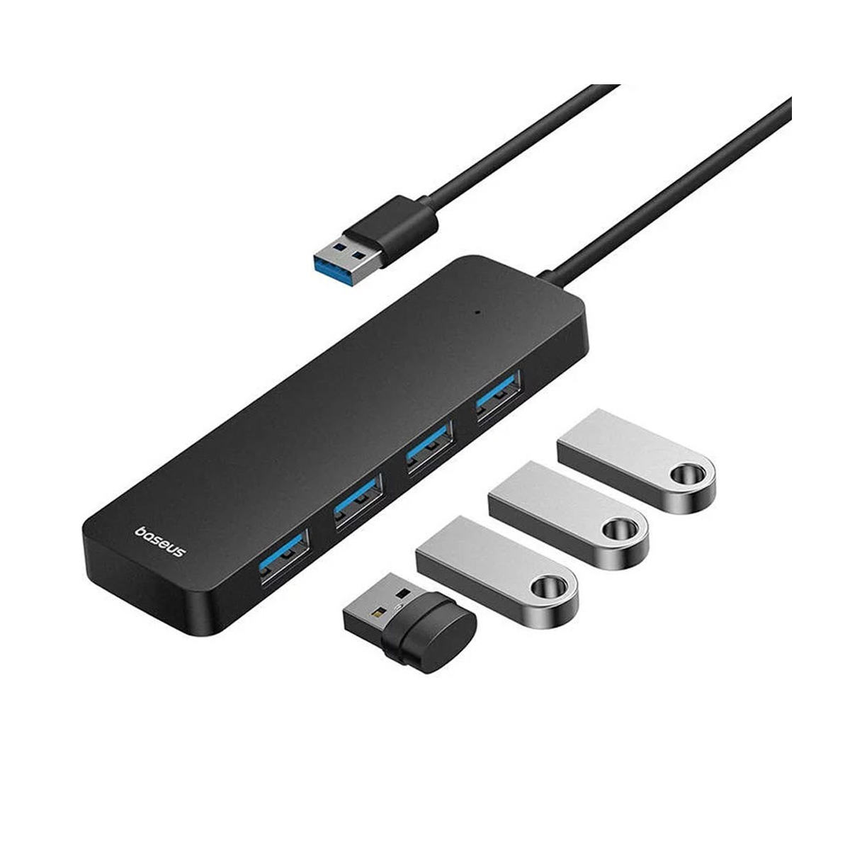 هاب USB باسئوس 4 پورت مدل BS-OH080 هاب تایپ سی باسئوس 4 پورت مدل BS-OH080-small-image