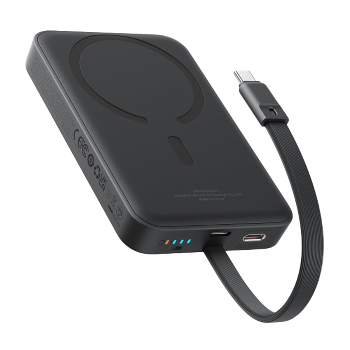 پاوربانک باسئوس مدل Magnetic Mini Wireless P1002210B113ظرفیت 10000 میلی آمپر ساعت توان 30 وات پاوربانک باسئوس مدل Magnetic Mini Wireless P1002210B113ظرفیت 10000 میلی آمپر ساعت توان 30 وات-small-image